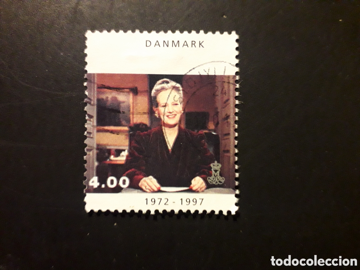 Sellos: DINAMARCA YVERT 1146 SELLO SUELTO USADO 1997 REINADO DE LA REINA MARGARITA PEDIDO M&Iacute;NIMO 3&euro;