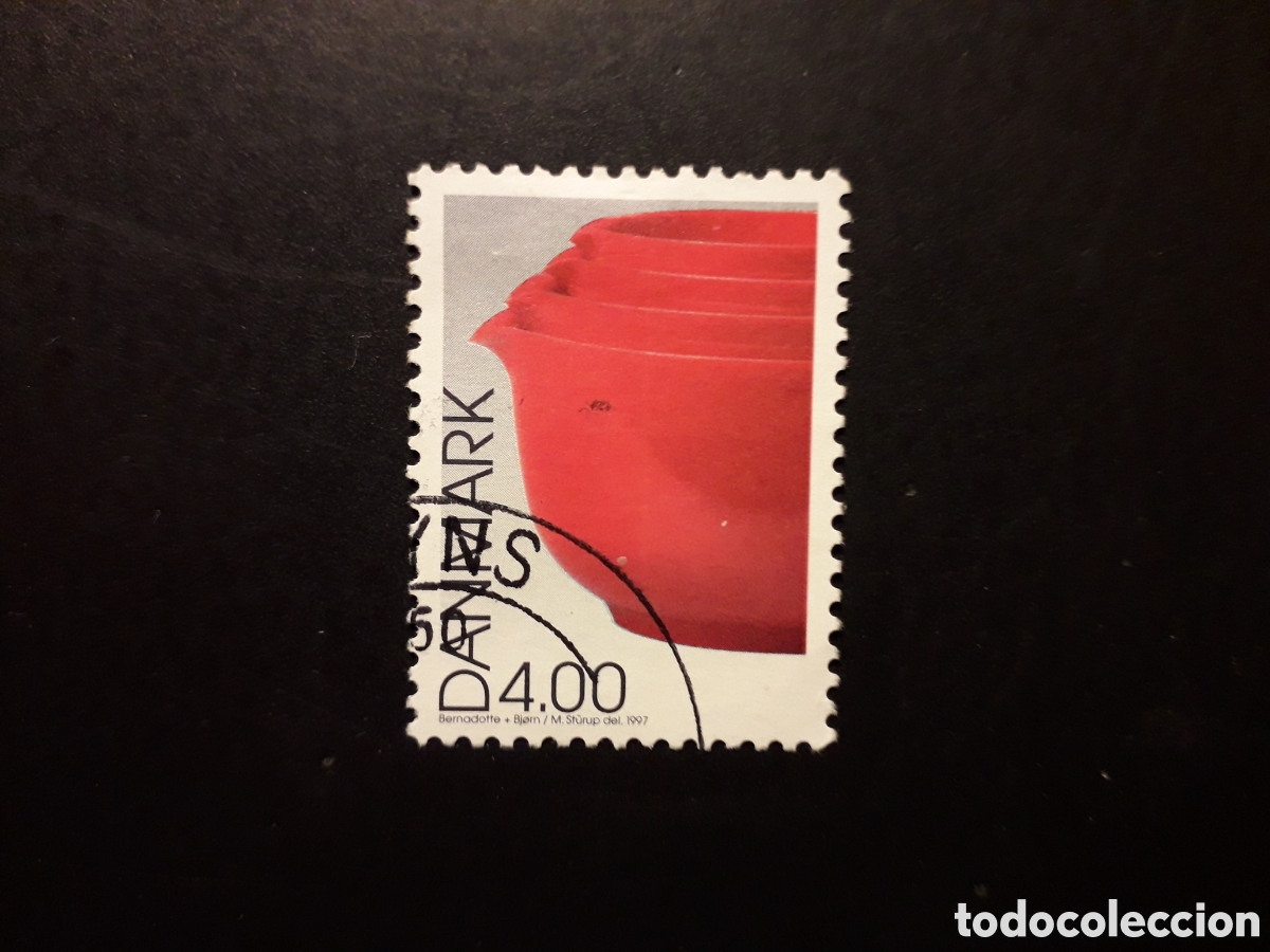 Sellos: DINAMARCA YVERT 1170 SELLO SUELTO USADO 1997 DISE&Ntilde;O DAN&Eacute;S, ENSALADERA, PEDIDO M&Iacute;NIMO 3&euro;