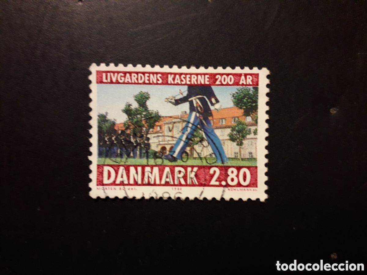 Sellos: DINAMARCA YVERT 867 SERIE COMPLETA USADA 1986 GUARDIA REAL, UNIFORMES PEDIDO M&Iacute;NIMO 3&euro;