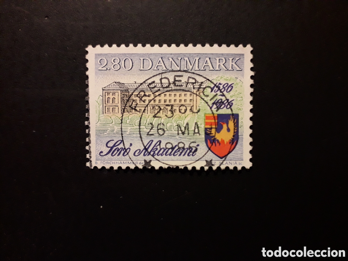 Sellos: DINAMARCA YVERT 868 SERIE COMPLETA USADA 1986 ACADEMIA DE SOROPEDIDO M&Iacute;NIMO 3&euro;