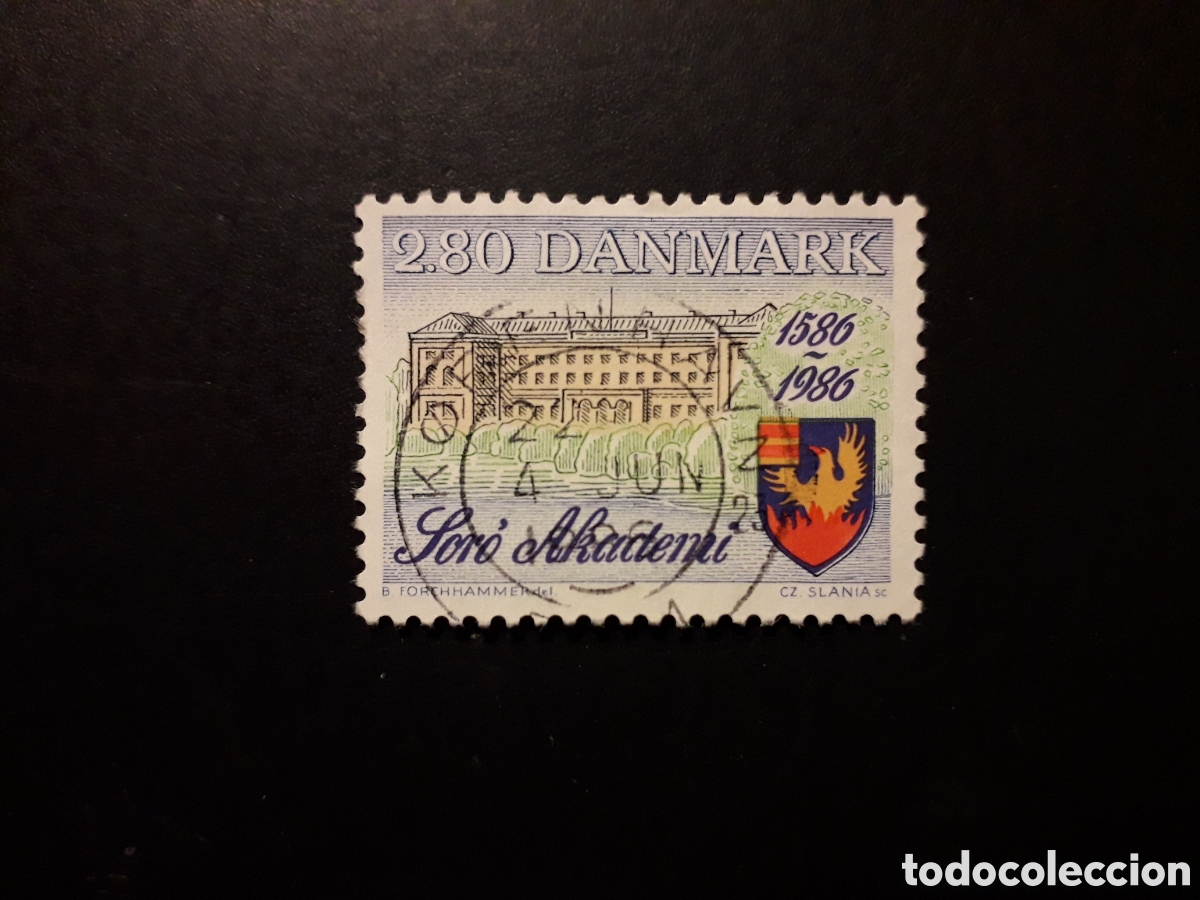 Sellos: DINAMARCA YVERT 868 SERIE COMPLETA USADA 1986 ACADEMIA DE SORO PEDIDO M&Iacute;NIMO 3&euro;