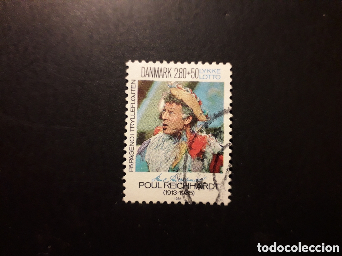 Sellos: DINAMARCA YVERT 860 SERIE COMPLETA USADA 1986 &Oacute;PERA, M&Uacute;SICA PEDIDO M&Iacute;NIMO 3&euro;