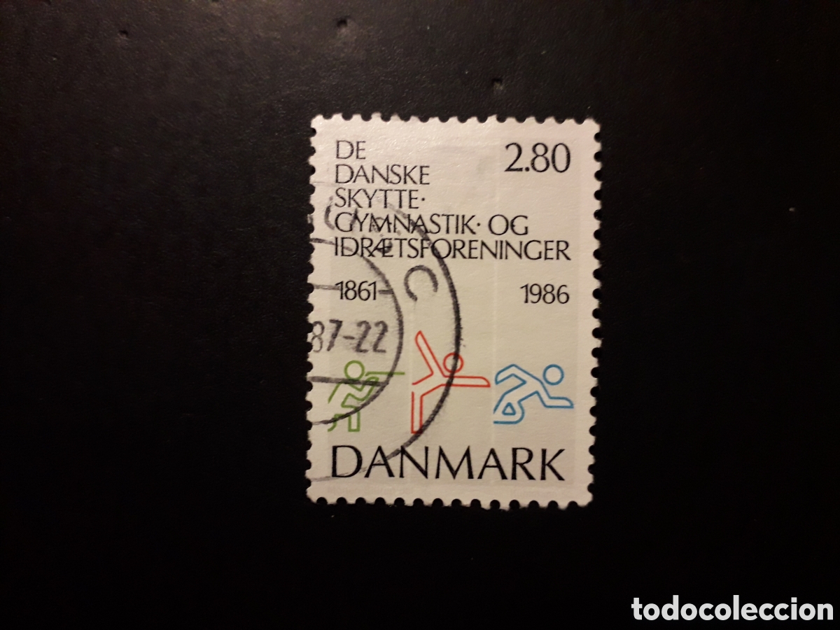 Sellos: DINAMARCA YVERT 875 SERIE COMPLETA USADA 1986 DEPORTES, GIMNASIA, TIRO OL&Iacute;MPICO PEDIDO M&Iacute;NIMO 3&euro;