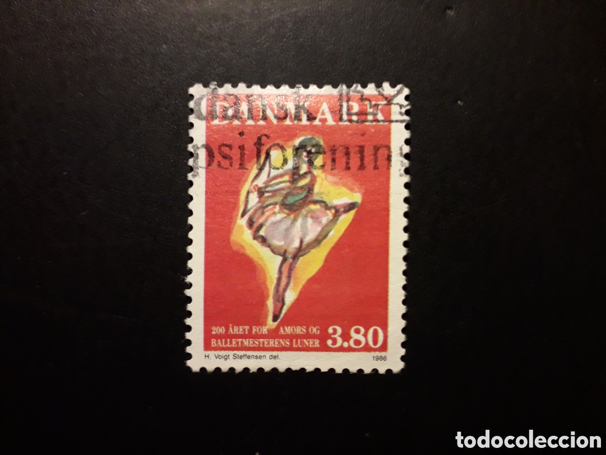 Sellos: DINAMARCA YVERT 888 SERIE COMPLETA USADA 1986 BALLET PEDIDO M&Iacute;NIMO 3&euro;