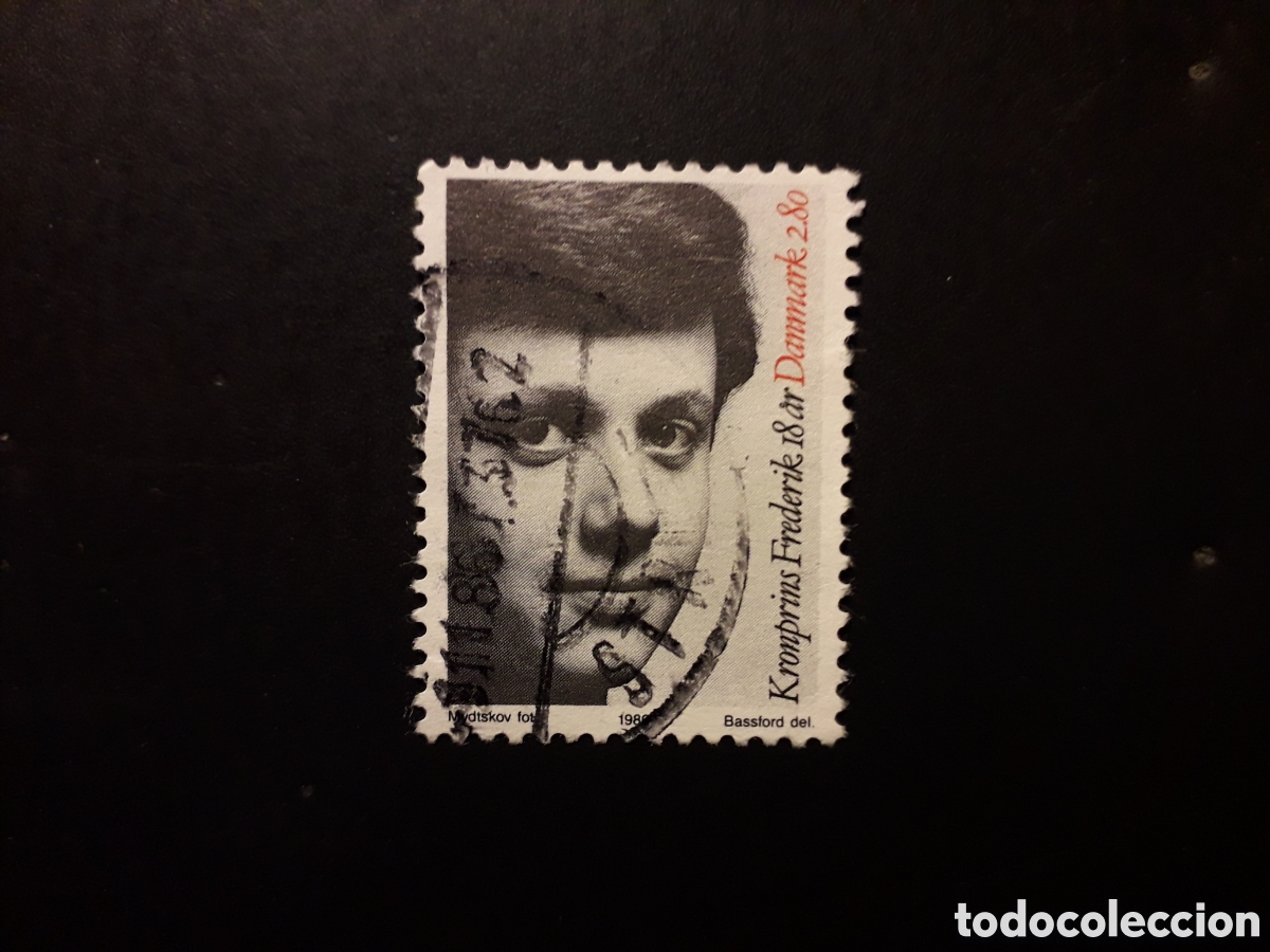 Sellos: DINAMARCA YVERT 870 SERIE COMPLETA USADA 1986 PR&Iacute;NCIPE FREDERIK PEDIDO M&Iacute;NIMO 3&euro;
