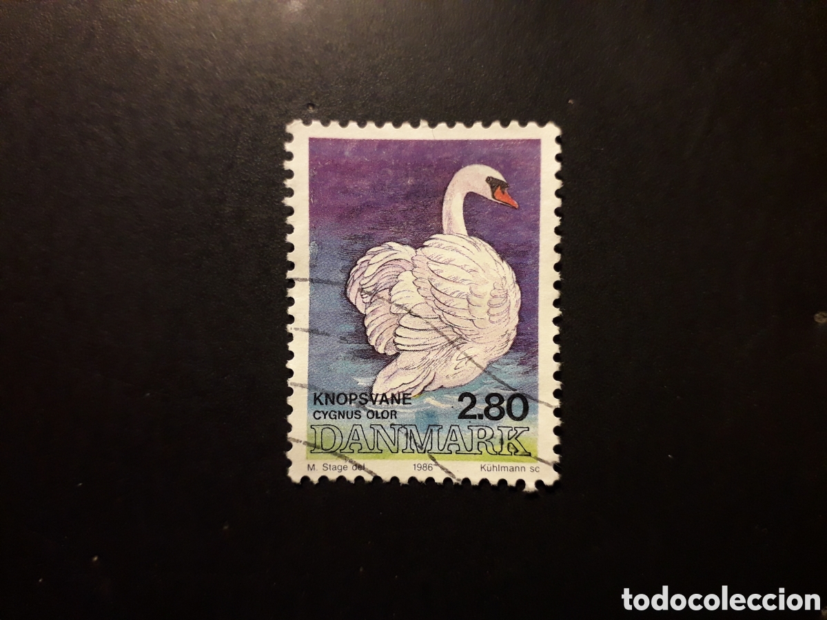Sellos: DINAMARCA YVERT 878 SELLO SUELTO USADO 1986 FAUNA AVES PEDIDO M&Iacute;NIMO 3&euro;