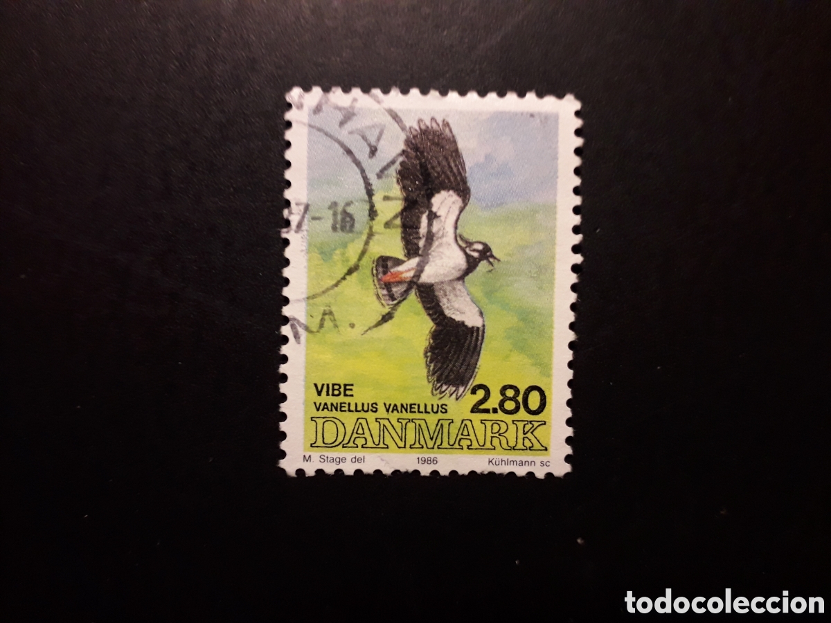 Sellos: DINAMARCA YVERT 879 SELLO SUELTO USADO 1986 FAUNA AVES PEDIDO M&Iacute;NIMO 3&euro;