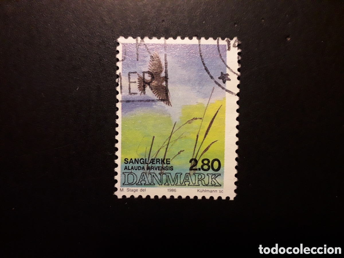 Sellos: DINAMARCA YVERT 880 SELLO SUELTO USADO 1986 FAUNA AVES PEDIDO M&Iacute;NIMO 3&euro;