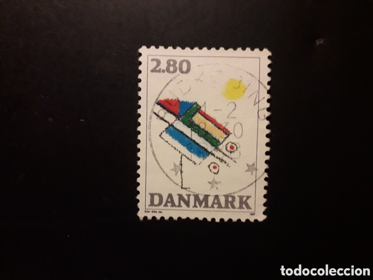 Sellos: DINAMARCA YVERT 904 SERIE COMPLETA 1987 ARTE MODERNO, PINTURAS PEDIDO M&Iacute;NIMO 3&euro;