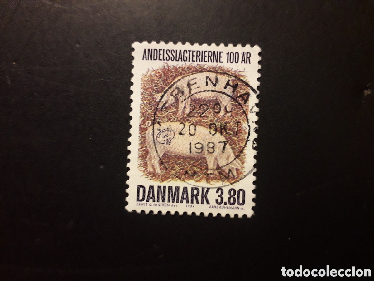 Sellos: DINAMARCA YVERT 900 SERIE COMPLETA 1987 CHARCUTER&Iacute;A, FAUNA CERDOS PEDIDO M&Iacute;NIMO 3&euro;