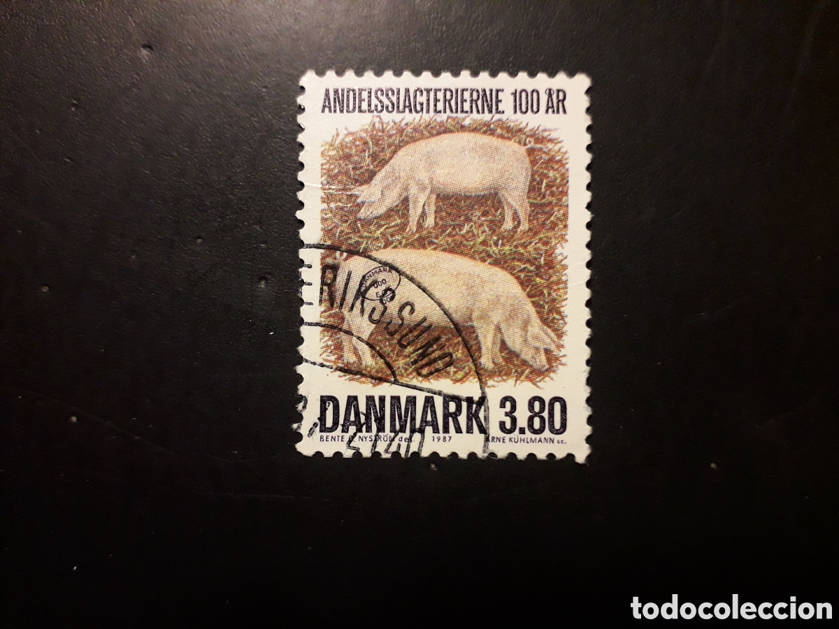 Sellos: DINAMARCA YVERT 900 SERIE COMPLETA 1987 CHARCUTER&Iacute;A, FAUNA CERDOS PEDIDO M&Iacute;NIMO 3&euro;