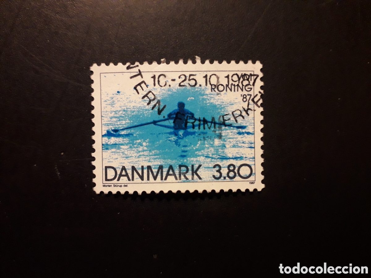 Sellos: DINAMARCA YVERT 902 SERIE COMPLETA 1987 DEPORTES, REMO PEDIDO M&Iacute;NIMO 3&euro;
