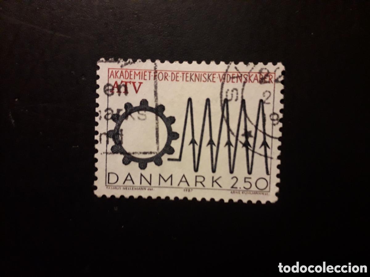 Sellos: DINAMARCA YVERT 899 SERIE COMPLETA 1987 ACADEMIA DE CIENCIAS Y T&Eacute;CNICAS PEDIDO M&Iacute;NIMO 3&euro;