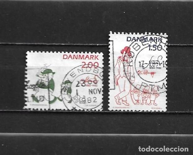 Sellos: Dinamarca, 1982, Robert Storm Petersen, yvert 767-768, usados