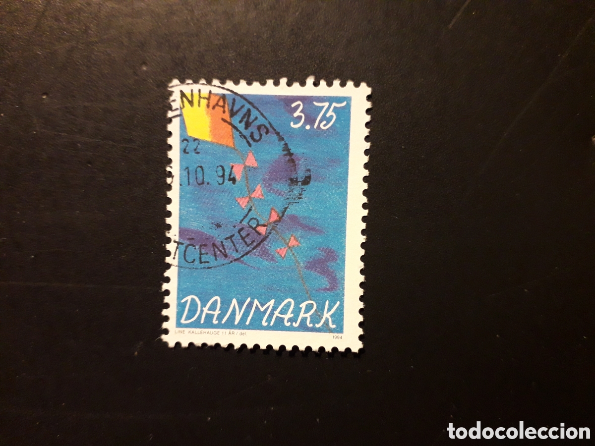 Sellos: DINAMARCA YVERT 1087 SERIE COMPLETA USADA 1994 DIBUJO INFANTIL, COMETA PEDIDO M&Iacute;NIMO 3&euro;