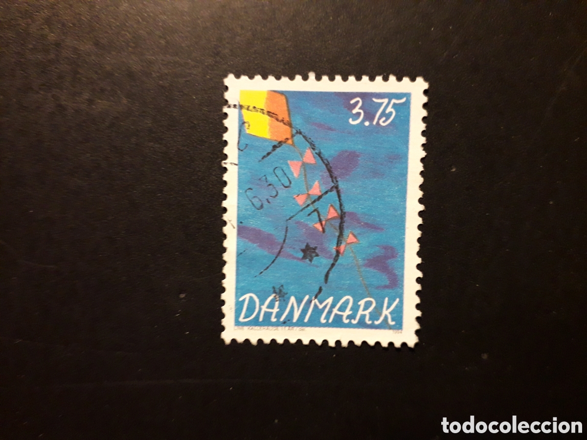 Sellos: DINAMARCA YVERT 1087 SERIE COMPLETA USADA 1994 DIBUJO INFANTIL, COMETA PEDIDO M&Iacute;NIMO 3&euro;