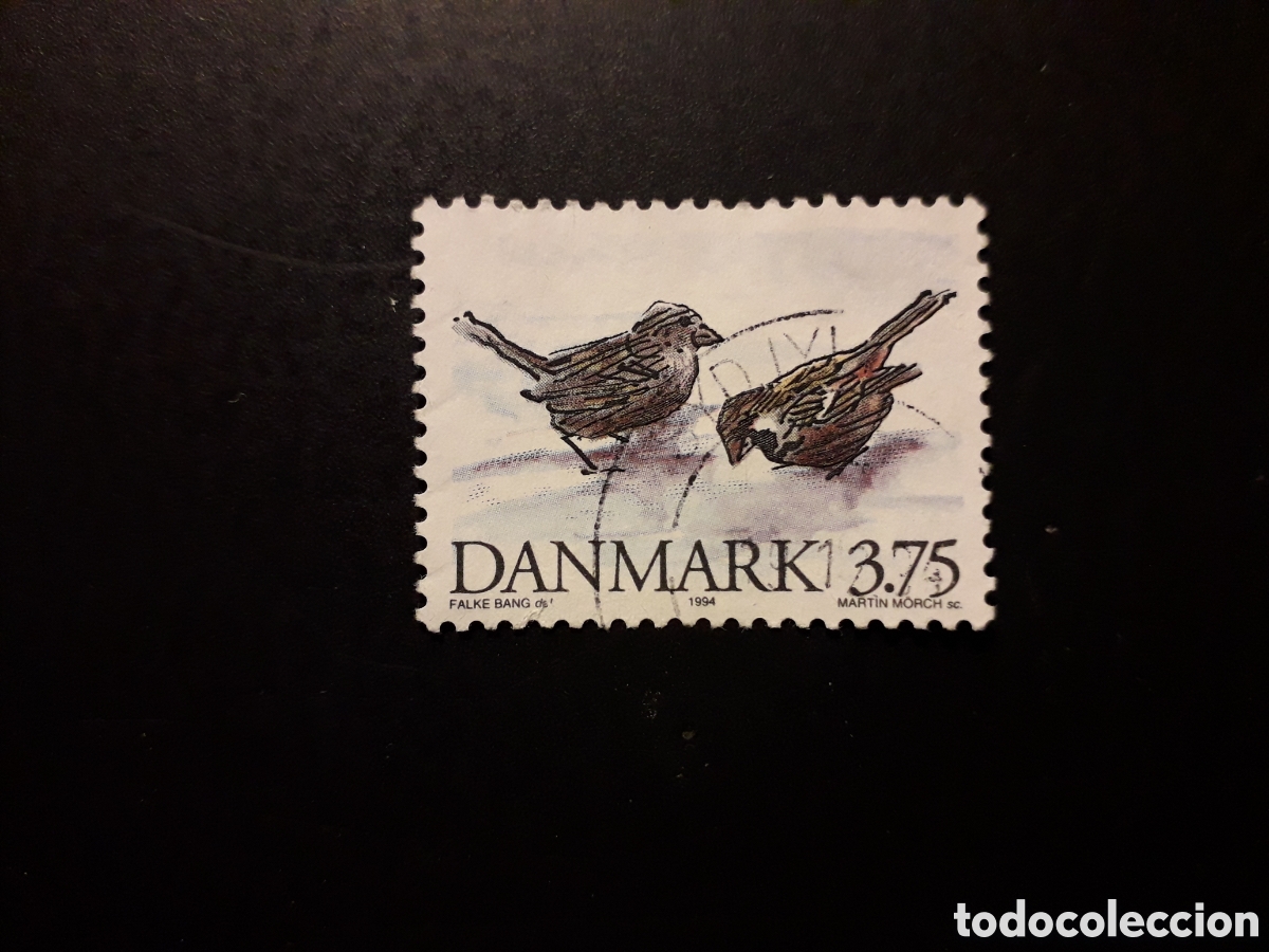 Sellos: DINAMARCA YVERT 1089 SELLO SUELTO USADO 1994 FAUNA AVES PEDIDO M&Iacute;NIMO 3&euro;