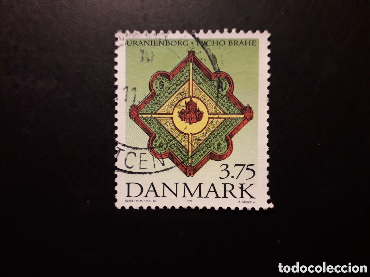 Stamps: DINAMARCA YVERT 1113 SELLO SUELTO USADO 1995 ASTRONOM&Iacute;A, TYCHO BRAHE PEDIDO M&Iacute;NIMO 3&euro;