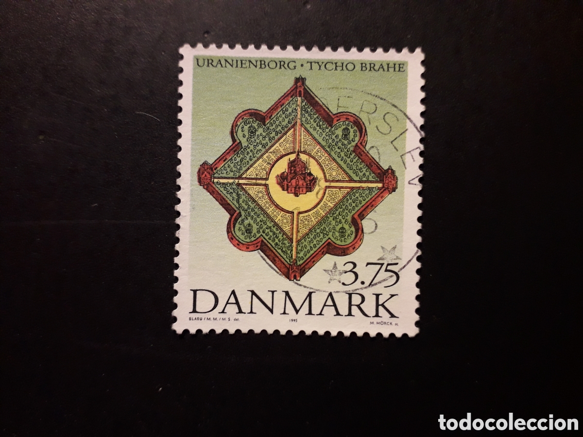 Sellos: DINAMARCA YVERT 1113 SELLO SUELTO USADO 1995 ASTRONOM&Iacute;A, TYCHO BRAHE PEDIDO M&Iacute;NIMO 3&euro;