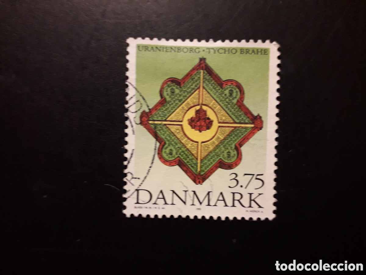 Sellos: DINAMARCA YVERT 1113 SELLO SUELTO USADO 1995 ASTRONOM&Iacute;A, TYCHO BRAHE PEDIDO M&Iacute;NIMO 3&euro;