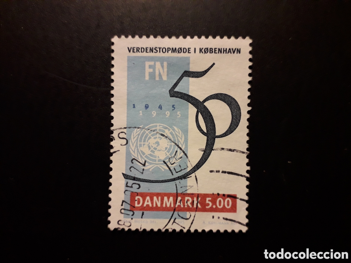 Sellos: DINAMARCA YVERT 1098 SERIE COMPLETA USADA 1995 50 A&Ntilde;OS DE LA ONU PEDIDO M&Iacute;NIMO 3&euro;