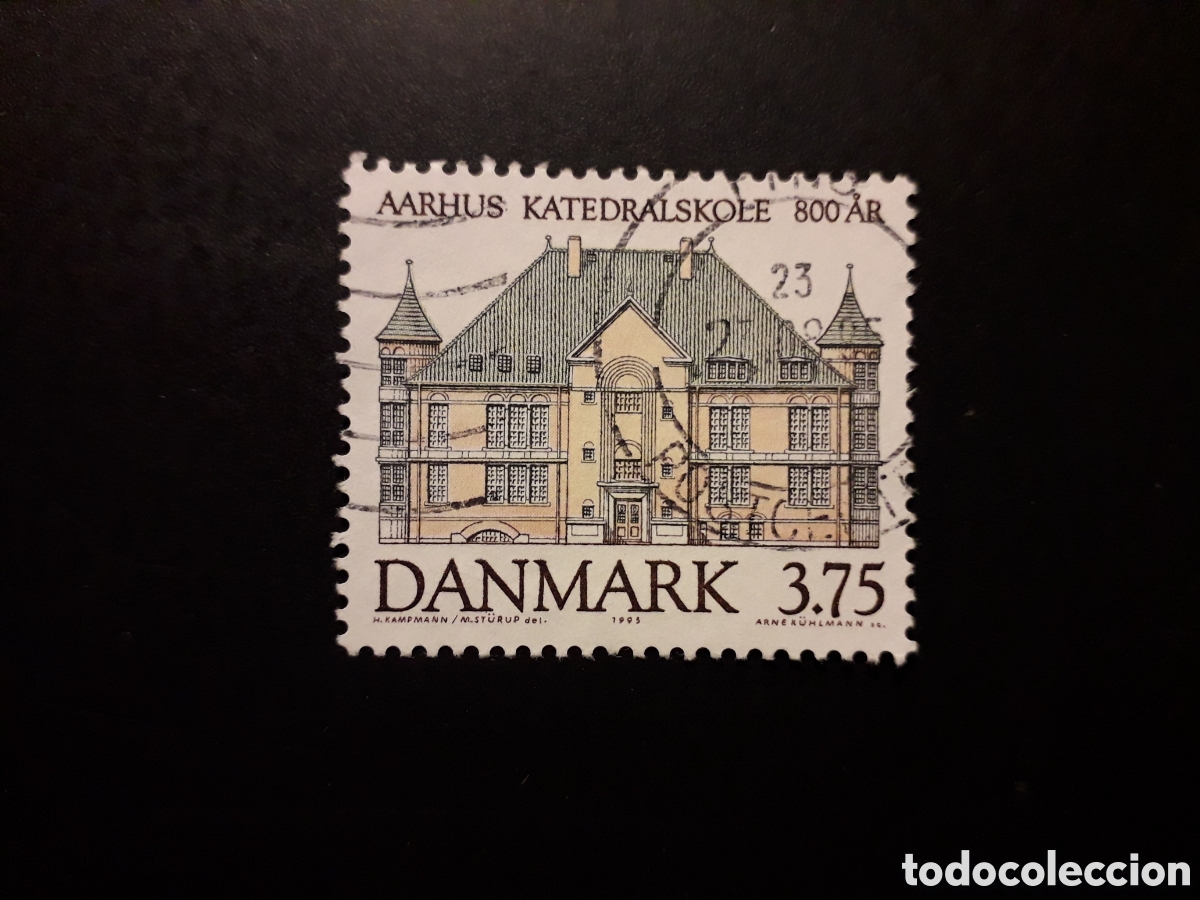 Sellos: DINAMARCA YVERT 1097 SERIE COMPLETA USADA 1995 ESCUELA DE AARHUS PEDIDO M&Iacute;NIMO 3&euro;