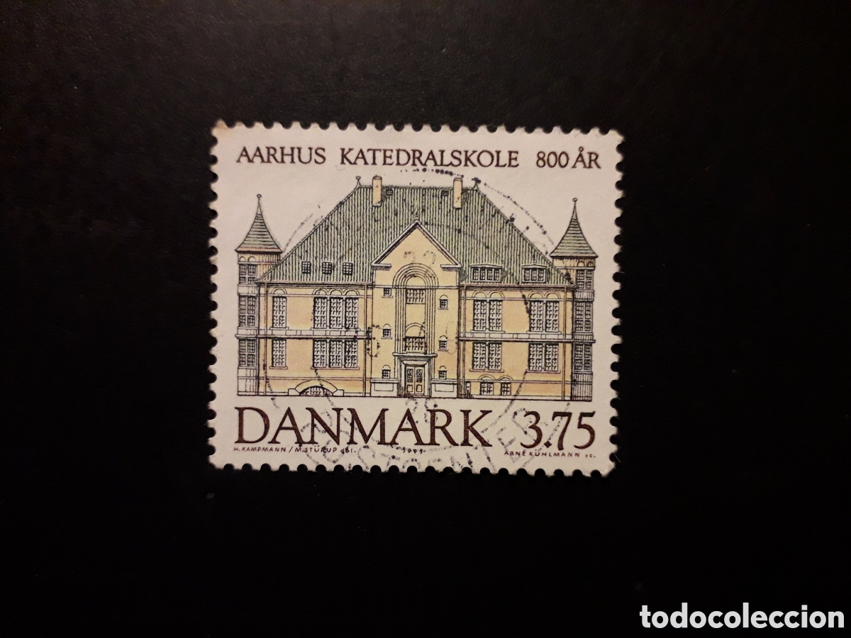 Sellos: DINAMARCA YVERT 1097 SERIE COMPLETA USADA 1995 ESCUELA DE AARHUS PEDIDO M&Iacute;NIMO 3&euro;