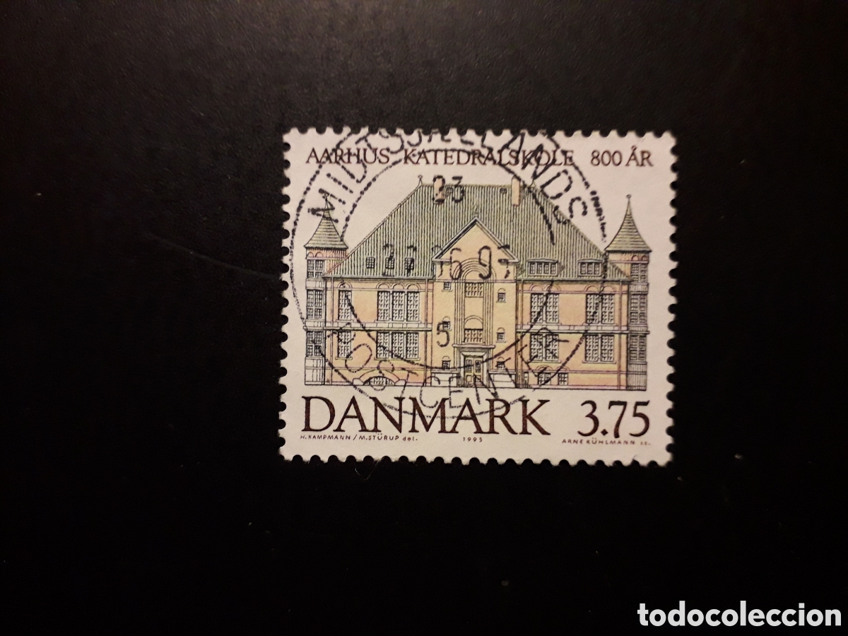 Sellos: DINAMARCA YVERT 1097 SERIE COMPLETA USADA 1995 ESCUELA DE AARHUS PEDIDO M&Iacute;NIMO 3&euro;