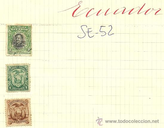 Sellos: (SE-52)LOTE DE SELLOS DE ECUADOR - Foto 1