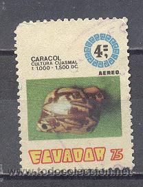 Sellos: ECUADOR, USADO - Foto 1