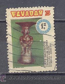 Sellos: ECUADOR 75, USADO - Foto 1
