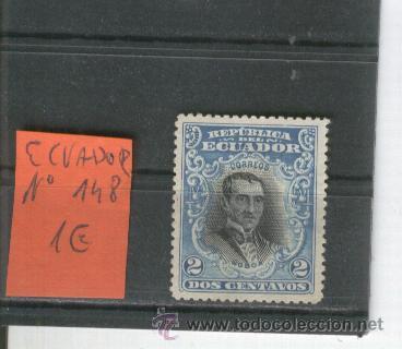Sellos: SELLOS. ECUADOR. NUMERO 148. - Foto 1