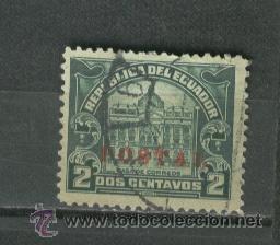 Sellos: ECUADOR. A&Ntilde;O 1929. SOBRECARGA. POSTAL. NUM 283 - Foto 1