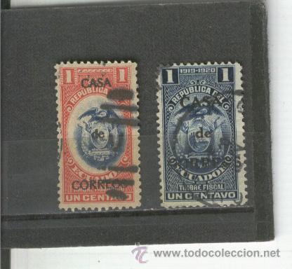 Sellos: ECUADOR. SELLOS. SOBRECARGA. BONITOS. - Foto 1