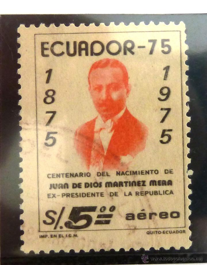Sellos: SELLOS ECUADOR 1975. USADO. - Foto 1