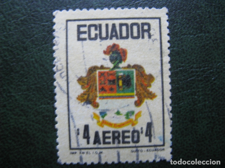 Sellos: ecuador, 1972 dia de la armada, Yvert 556 aereo - Foto 1