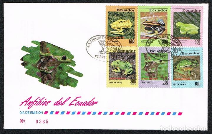 Sellos: Sobre Primer Dia 1993- ECUADOR - Foto 1