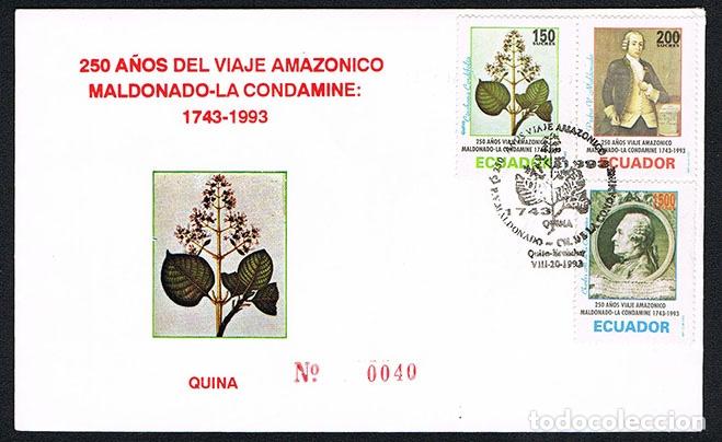 Sellos: Sobre Primer Dia 1993- ECUADOR - Foto 1