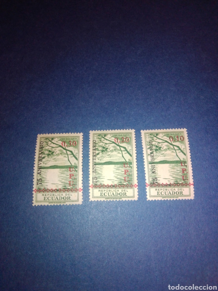 Sellos: UPU 1949 Ecuador ........ - Foto 1