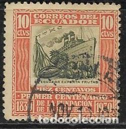 Sellos: ECUADOR YVERT 289, BARCOS - Foto 1