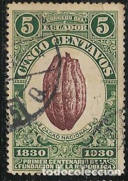 Sellos: ECUADOR YVERT 287, FLORA - Foto 1
