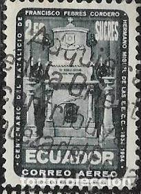 Sellos: ECUADOR A&Eacute;REO YVERT 272 - Foto 1