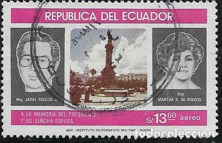 Sellos: ECUADOR A&Eacute;REO YVERT 746 - Foto 1