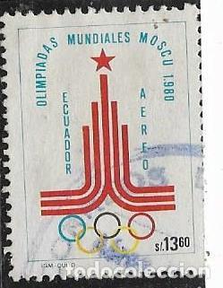 Sellos: ECUADOR A&Eacute;REO YVERT 713 - Foto 1