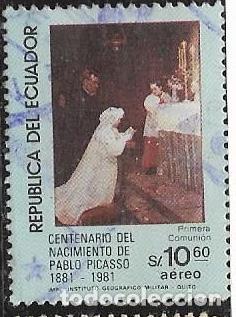 Sellos: ECUADOR A&Eacute;REO YVERT 738 - Foto 1