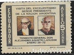 Sellos: ECUADOR A&Eacute;REO YVERT 533 - Foto 1
