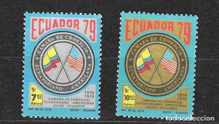 Sellos: ECUADOR N&ordm; AE 677 AL 678 (**) - Foto 1
