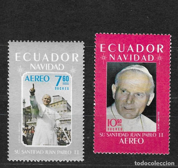 Sellos: ECUADOR N&ordm; AE 727 AL 728 (**) - Foto 1