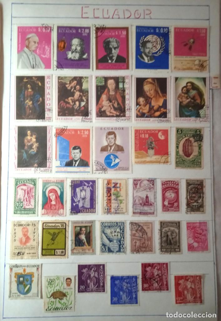 Selos: HOJA 35 SELLOS ECUADOR AÑOS 1930-70.