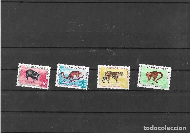 Sellos: ECUADOR N&ordm; 680 AL 683(*)CHARNELA - Foto 1